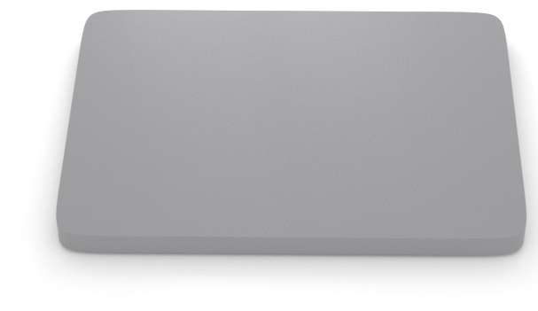 לוח/קרש חיתוך למזון אפור 30/40/2 ס"מ "תמה"