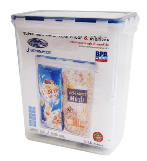 קופסא אחסון קורנפלקס 4.4L מלבנית גבוהה סופרלוק 6139 Super Lock