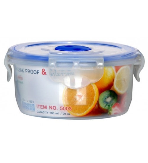 קופסא אחסון עגולה 600 מ"ל סופרלוק 5003 Super Lock