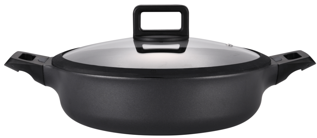 סיר 20 ס"מ 2.2L נון סטיק+חיישני ILAG תלת שכבתי אינדוקציה BLACK SQUARE