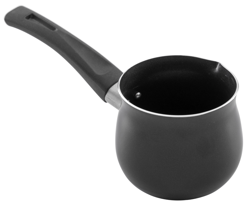 פינג'אן נירוסטה טפלון שחור 9.5 ס"מ 0.65L