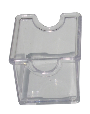 מחזיק שקיות סוכר פלסטיק שקוף