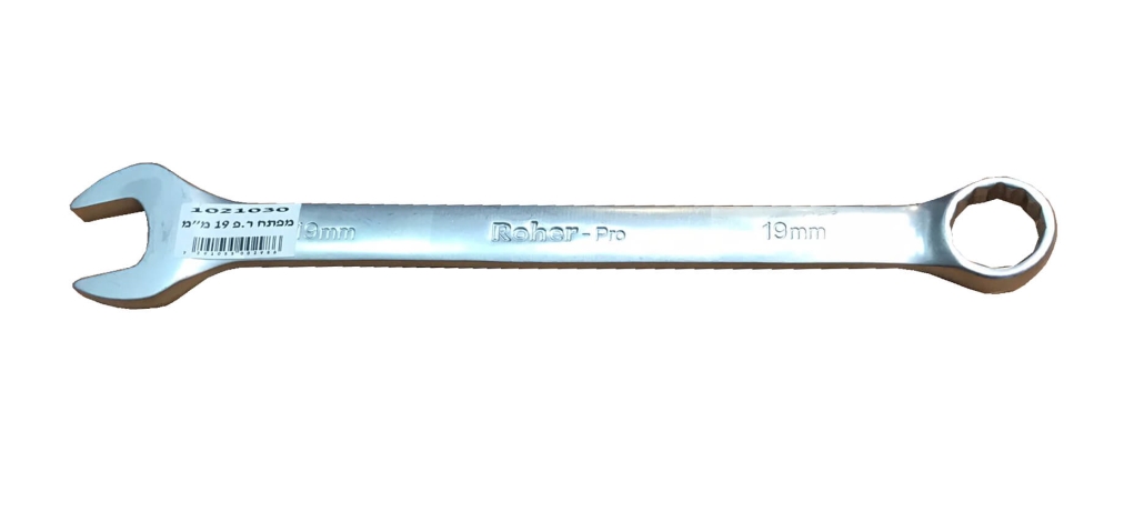 מפתח רינג פתוח 19 מ"מ - מס' 19 לגלגלי M12 ולקיט גלגלים