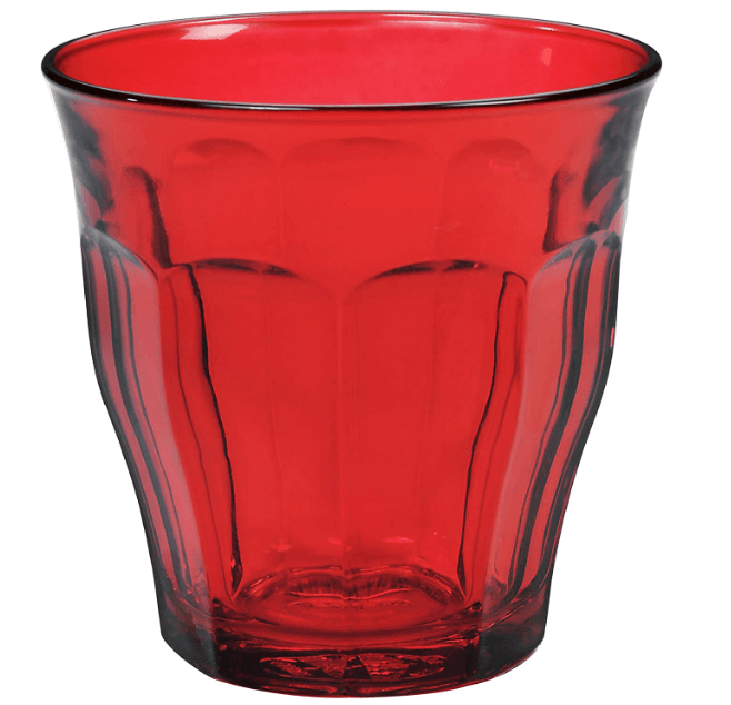 כוס פיקרדי מחוסם אדום DURALEX Picardie red 25CL