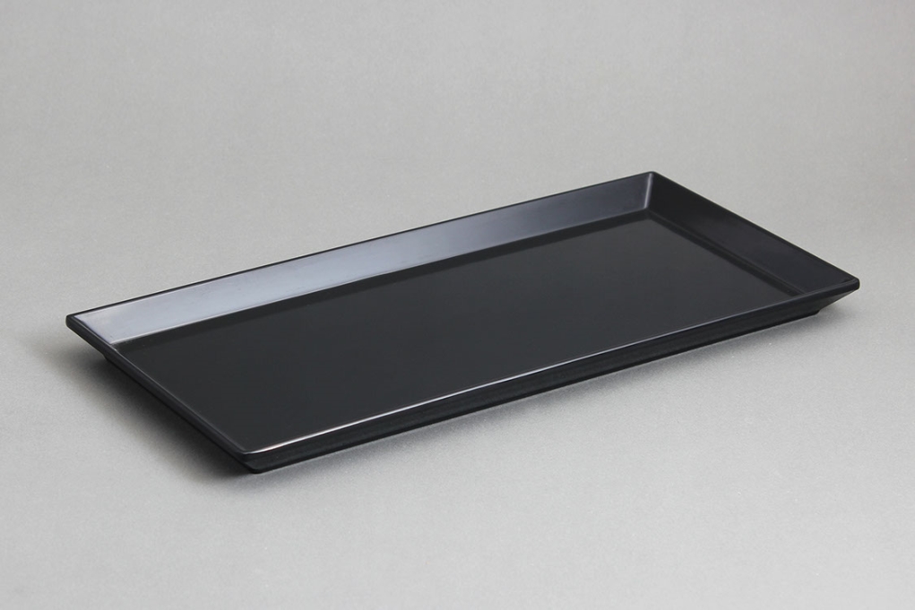 מגש אוסקר 35X17 ס"מ מלמין שחור EFAY