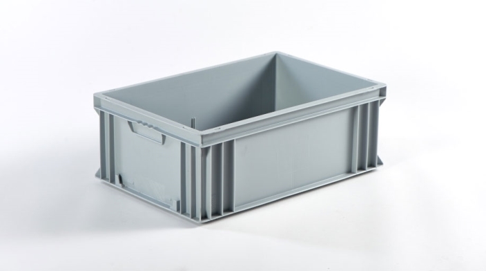 ארגז תפיחה/תעשייתי אטום  60/40/18  ס"מ אפור פלסגד - ללא מכסה