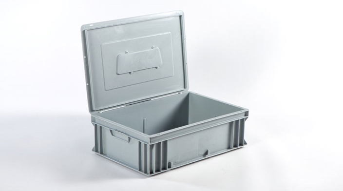 ארגז תפיחה/תעשייתי 6422 אטום 60/40/22  ס"מ אפור פלסגד 42L