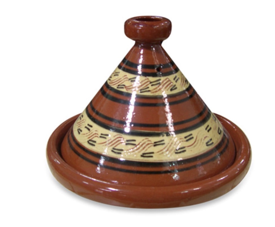 טאג'ין בישול מרוקאי M קוטר 27 ס"מ תחתית הצלחת