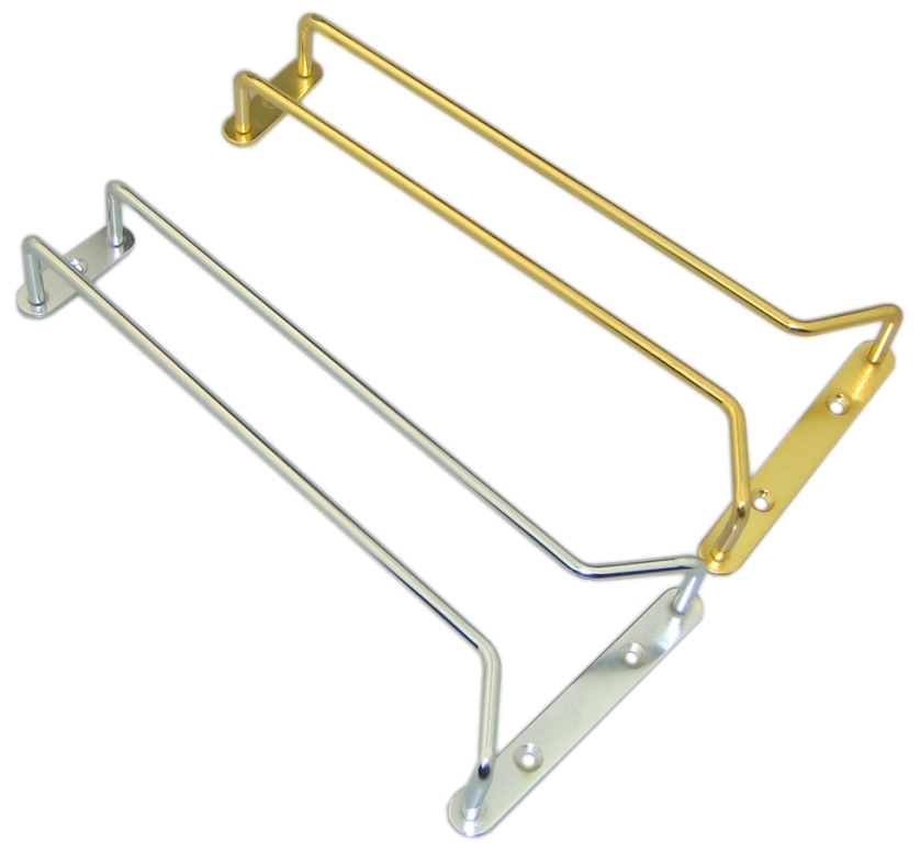 מתלה  לכוסות בר ניקל 60 ס"מ