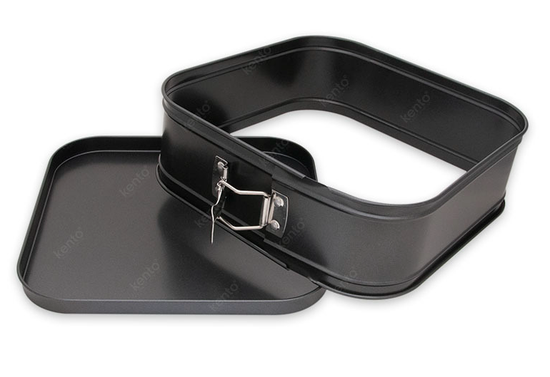 תבנית אפייה/טבעת קפיץ מרובע 24 ס"מ טפלון RS