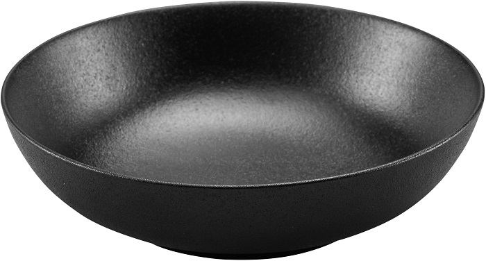 צלחת/קערה 26 ס"מ פורצלן שחור JAGUAR