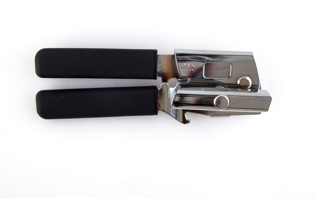 פותחן שימורים פרפר ידית שחורה