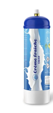 מיכל למילוי גז לקצפות 1 ליטר 640 גרם Creme fraiche