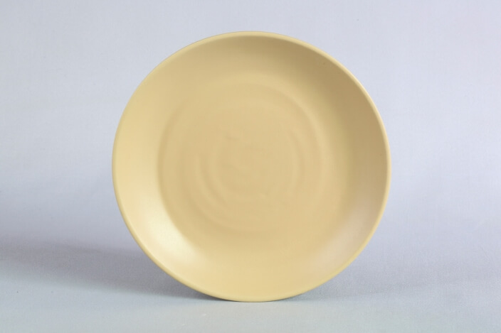 צלחת זן סהרה 23 ס"מ מלמין זהבהב EFAY