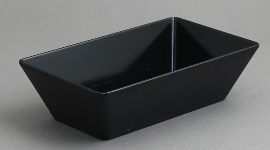 תבנית הגשה מלבנית 7X15X25 מלמין שחור EFAY