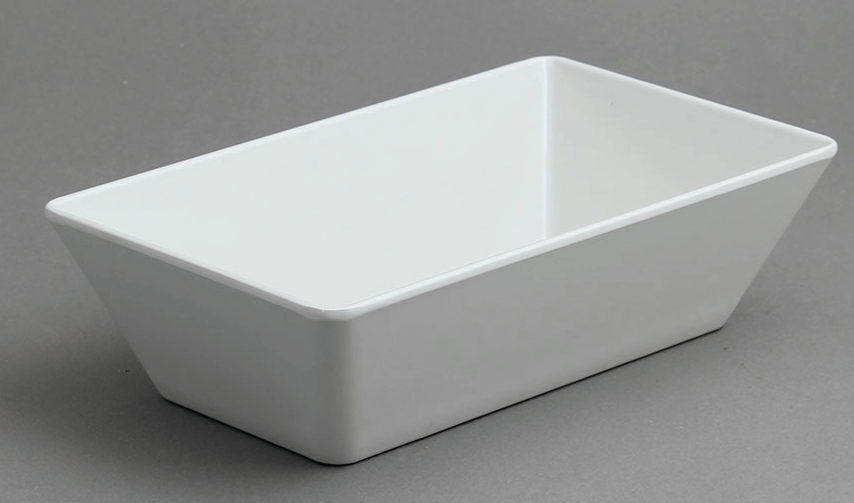 תבנית הגשה מלבנית 7X15X25 מלמין לבן EFAY