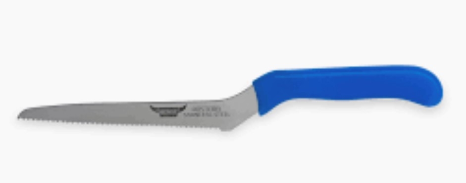 סכין מדורגת 14 ס"מ כחול BEROX