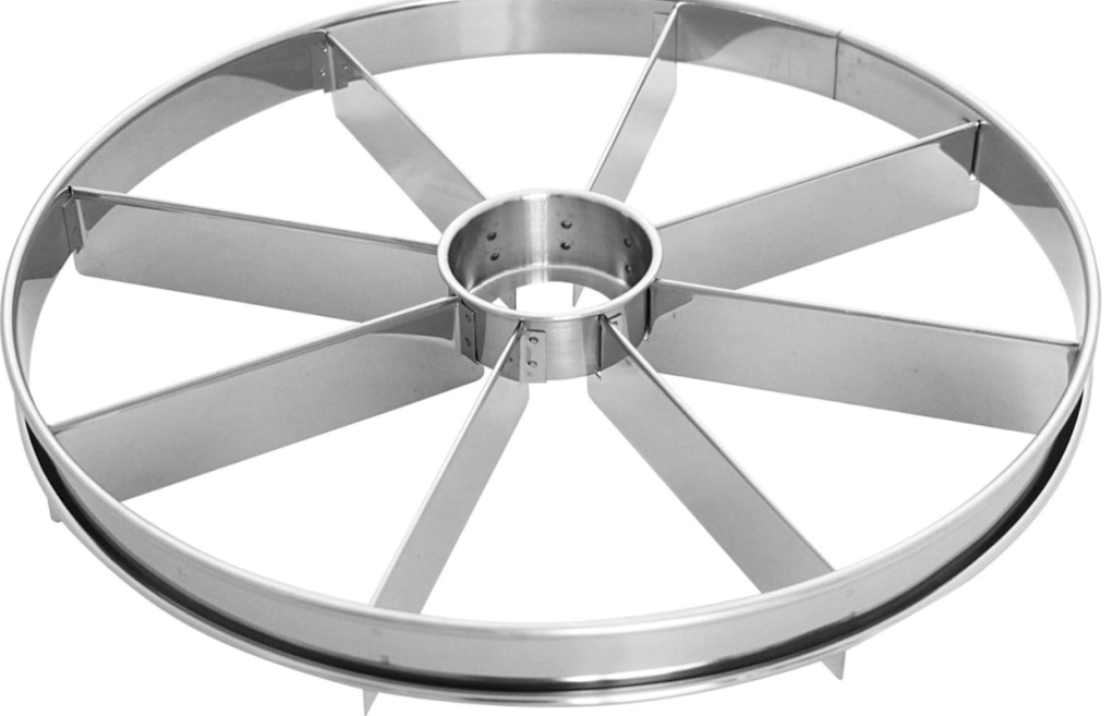 מסמן לעוגה נירוסטה 10 פרוסות קוטר 33 ס"מ SCHNEIDER