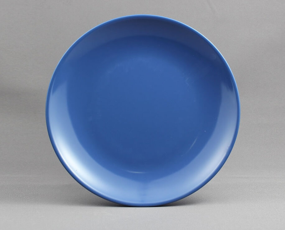 צלחת סהר 17.8 ס"מ מלמין כחול EFAY