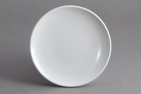 צלחת סהר 20 ס"מ מלמין לבן EFAY