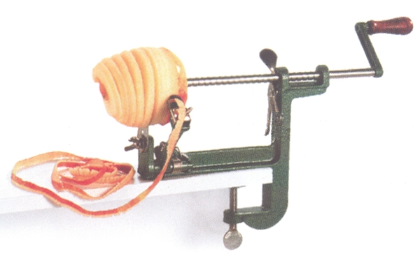 קולפן תפוחי עץ ותפוחי אדמה+תפס לשולחן