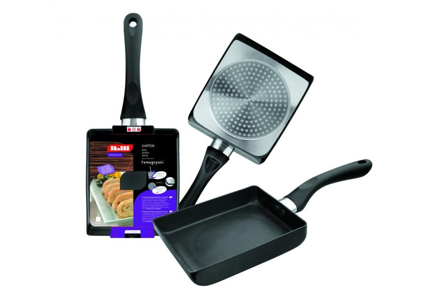 מחבת יפני טמאגו 18 ס"מ מלבני נון סטיק אינדוקציה Ibili