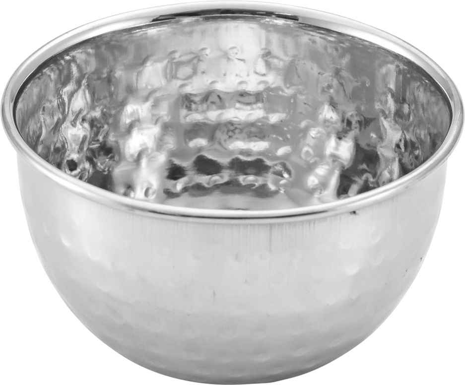 קערית טאפס/כלי לרוטב 8 ס"מ עגול נירוסטה מרוקע 25CL