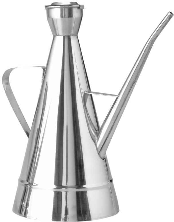 קנקן/כד נירוסטה 1L לשמן  35OZ מהודר+זרבובית (1000 מ"ל)