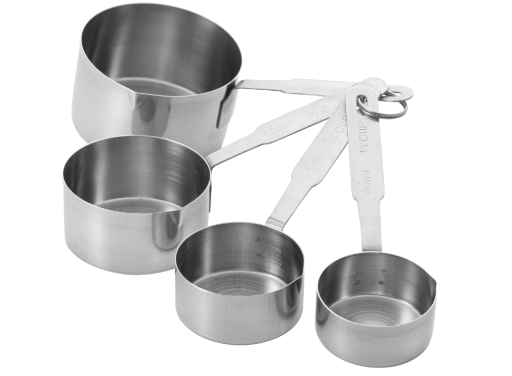 סט (4) כוסות מידה נירוסטה פרמיום (מקביל ל BM2070)