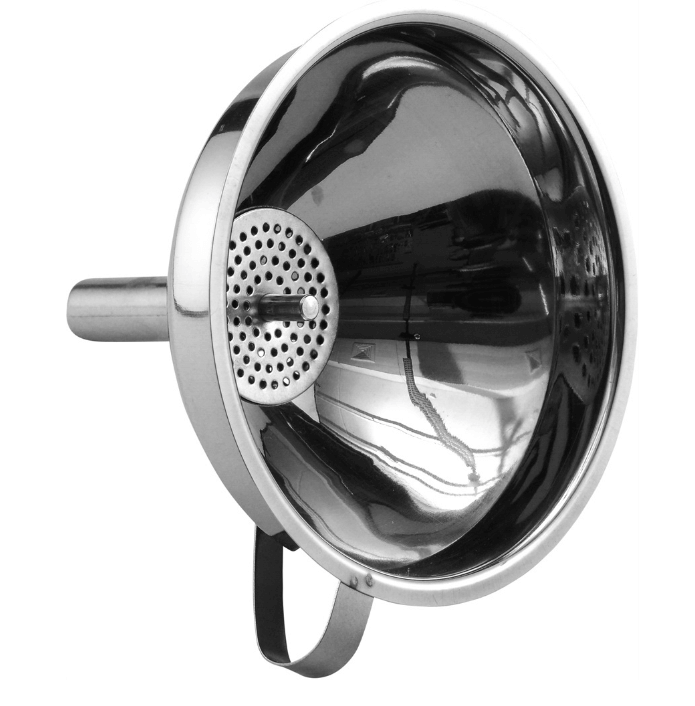 משפך נירוסטה 10 ס"מ