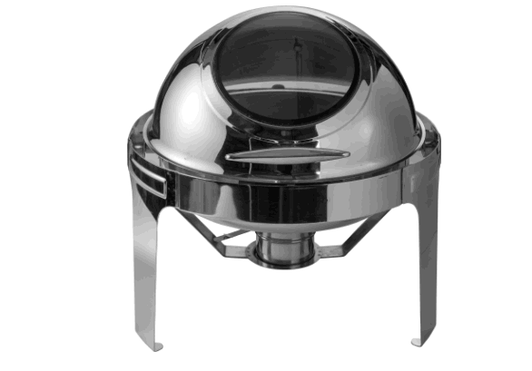 שפינג דיש רול טופ עגול חלון זכוכית 6 ליטר