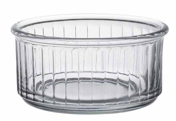 קערה זכוכית 8.5 ס"מ רמקין רטרו פסים DURALEX OVENCHEF