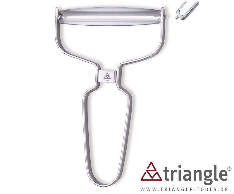 מקלף / קולפן  90 Y רחב משונן נירוסטה Triangle