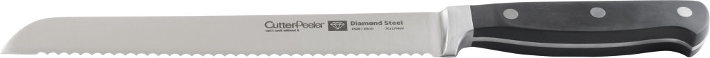 סכין לחם מחוזק 20 ס"מ CutterPeeler Diamond Steel