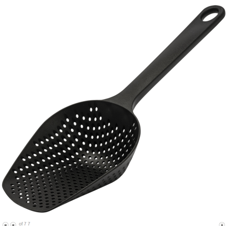 כף מסננת עמוקה(קרח/צ'יפס/פסטה)  34.5 ס"מ שחור WESTMARK Blacky