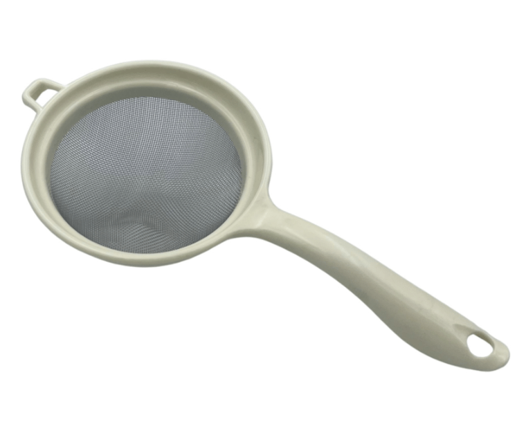 מסננת רשת נירוסטה מסגרת פלסטיק 12.5 ס"מ