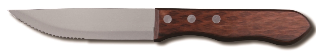 סכין סטייק ג'מבו ידית עץ קטרפילר