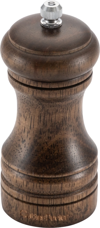 מטחנה פלפל עץ 12 ס"מ קרמי