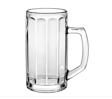 כוס/ספל בירה (0.65L) 1/2 ליטר BORGONOVO optik brema