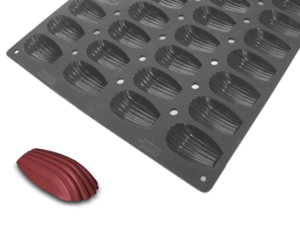 תבנית סיליקון 60/40 מדלן 44 שקעים 7.8/4.5/1.8 ס"מ 4020644 LEKUE