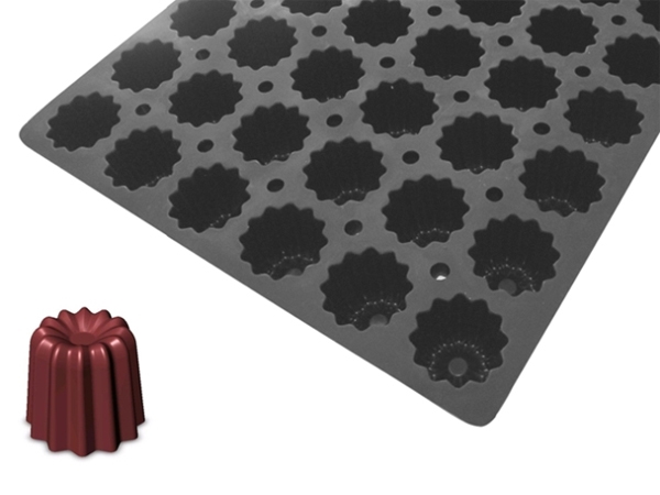 תבנית סיליקון 60/40 54 שקעים פרח בורדולז קוטר 4.5 גובה 5 ס"מ 4021154 LEKUE