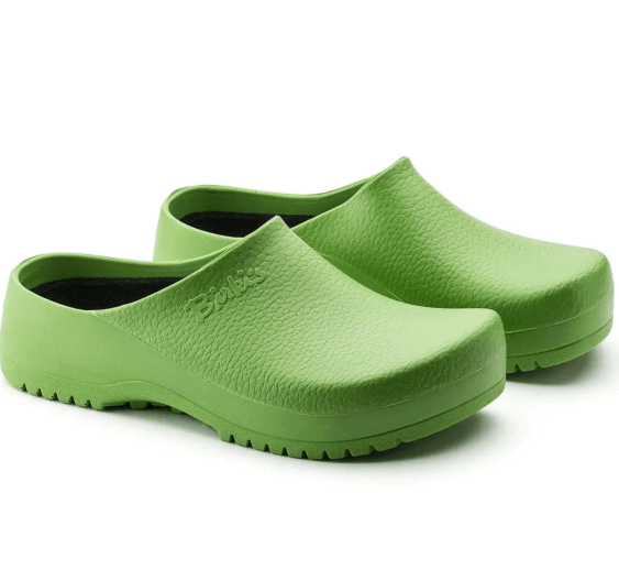 "נטו" - כפכף טבח סופרבירקי מקורי "נטו" 43 ירוק תפוח