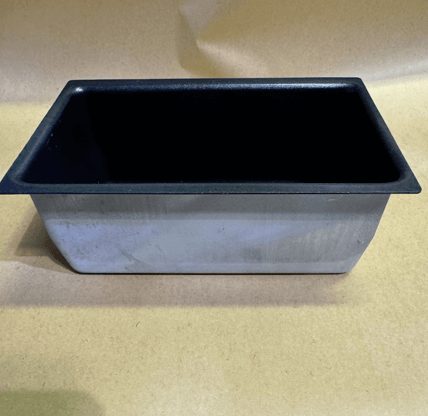 תבנית לחם 18/10 גובה 8 ס"מ ציפוי טפלון ללא מכסה { רוסי} 1.2L