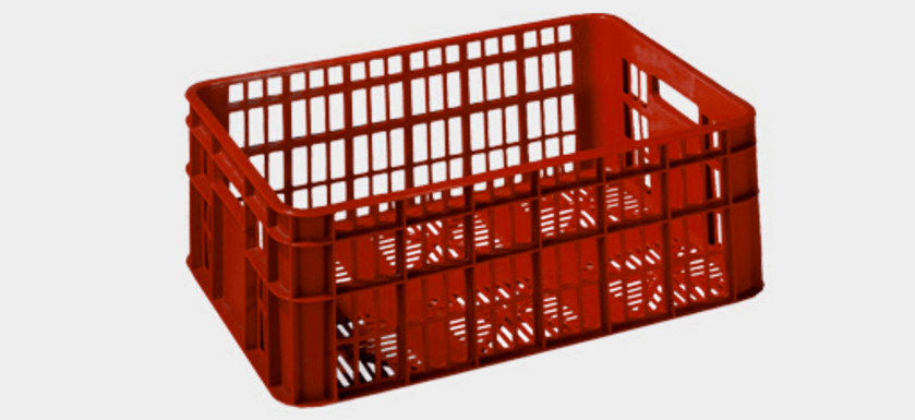 ארגז מרושת אדום 55/37/19 34 ליטר פלסגד 2/3