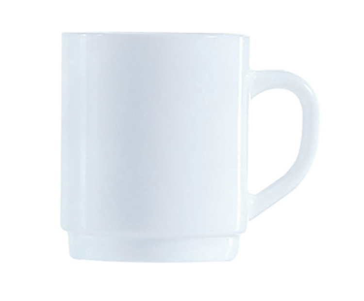 ספל מאג זכוכית לבן Arcoroc 29CL