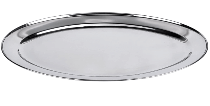 פלטה אובלית נירוסטה סופר 25 ס"מ(תואם BM902S)