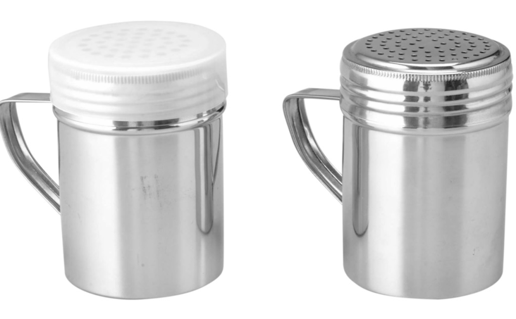 מלחיה נירוסטה+ידית חורים גדולים+מכסה פלסטיק(תואם BM4500)