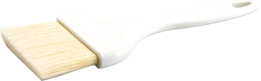 מברשת אפייה 5 ס"מ ידית פלסטיק לבנה