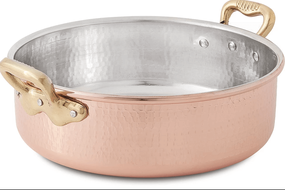 סיר 32 ס"מ נחושת מהודר איטליה בינוני CU ARTIGIANA10L