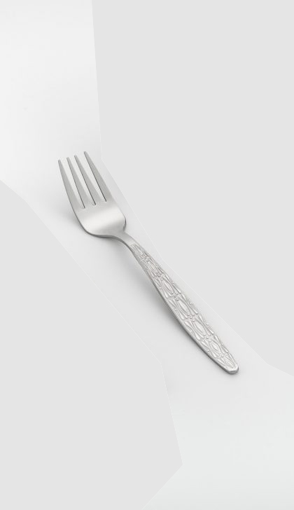 מזלג שולחן מרוקע עבדת  תריסר